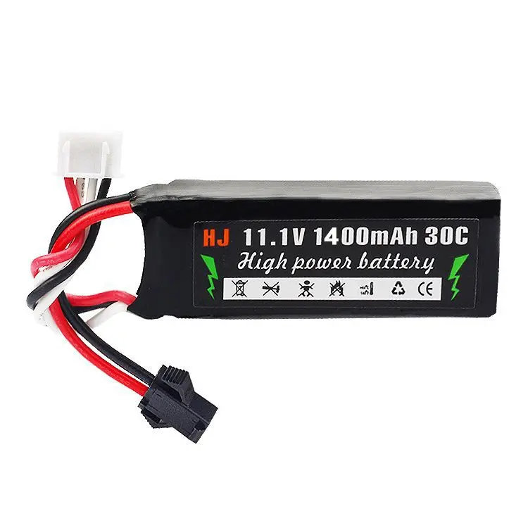 HJ Power RC Lipo battery 11 1 V 1400MAH 20C 3S AKKU Mini Airsoft Gun Battery model 40C | Игрушки и хобби