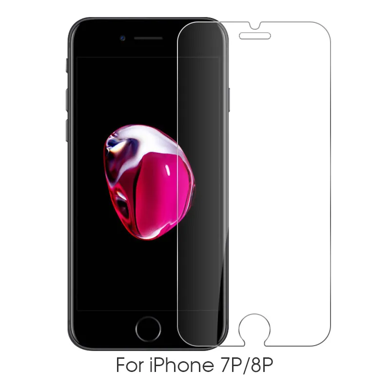 For iPhone 7 Plus Закаленное стекло HD для iphone 11 Pro 11 XS Max XR XS 6 6s 7 8 plus 5 5S SE 4 4S 9H Защитная пленка для экрана для iphone 11 Pro Max X - Цвет: For iPhone 7 Plus