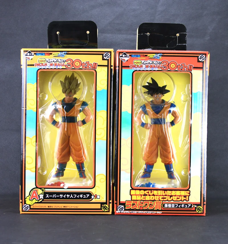 Горячая Ichiban Kuji Dragon Ball Z Kai Thank You 30th Супер Saiyan Сон Гоку Гоко 20 см фигурка|action figure|son