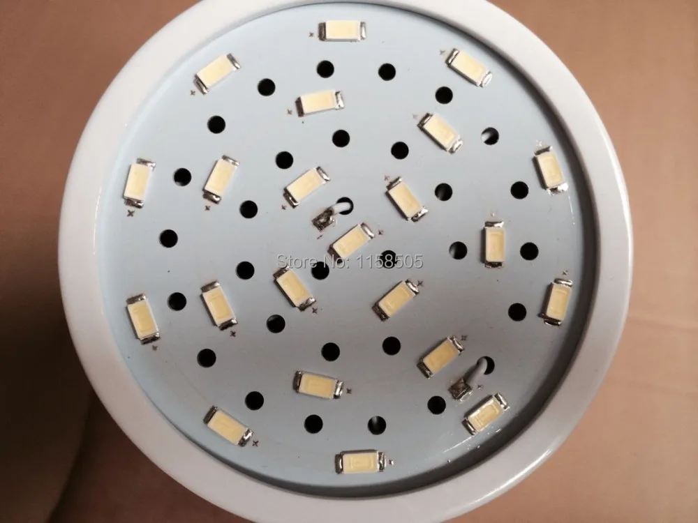Новая E27 55 Вт Светодиодная лампа ультра яркая 5730 SMD 176 LED чип 110В/220В/AC белый/теплый