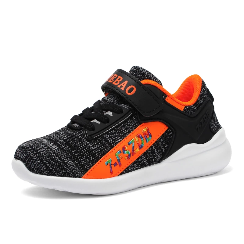 2018 New Embroidery Style Kids Sneakers Mesh Breathable Boys Running Shoes Girls Trainers Children's Sport Lightweight | Спорт и