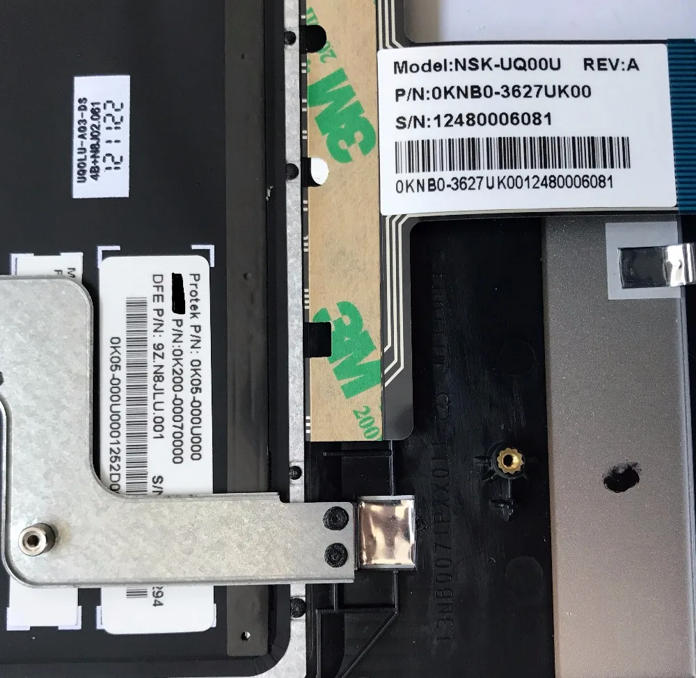 Новая Оригинальная английская клавиатура для Asus TX300CA легкая Золотая подставка