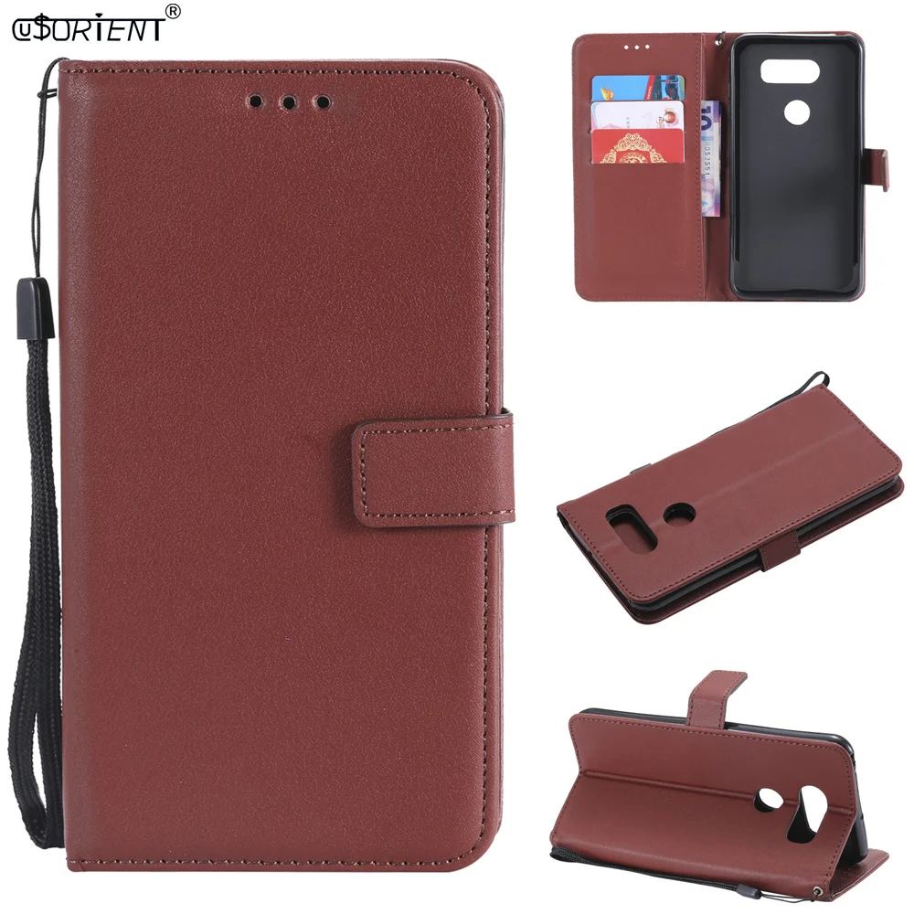 Противоударный чехол для LG V30 Plus + кожаный флип-чехол H930DS H930G LGH930 US998U с отделением