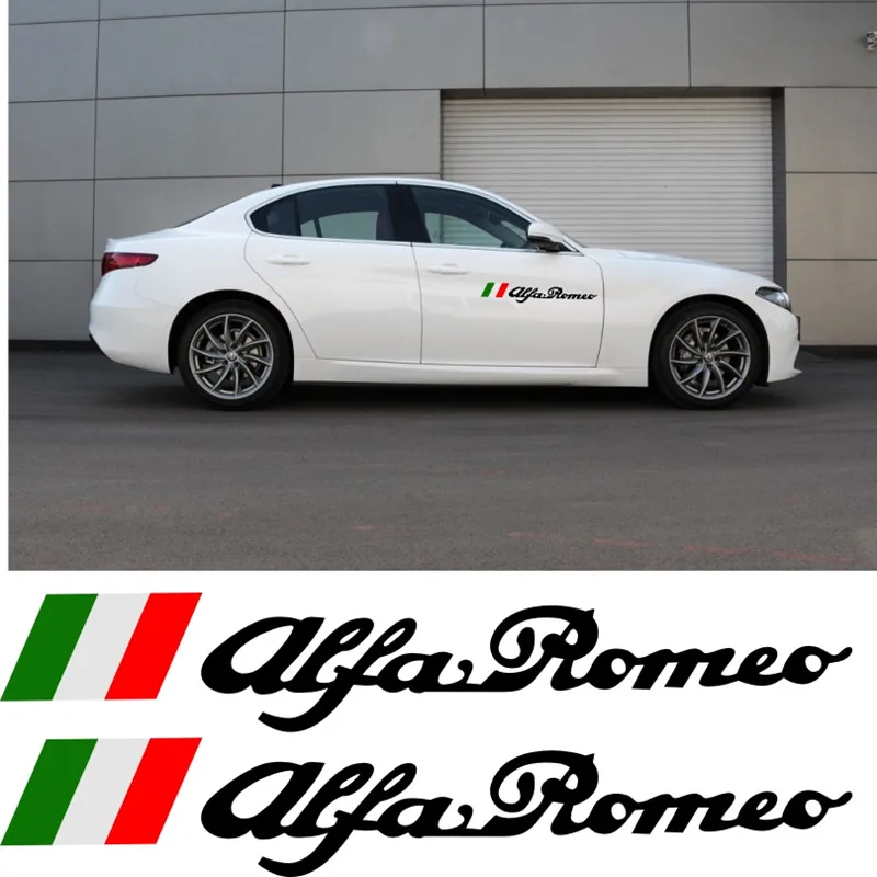 1 комплект/2 шт. новый флаг Alfa Romeo из Италии автомобильная боковая эмблема значок