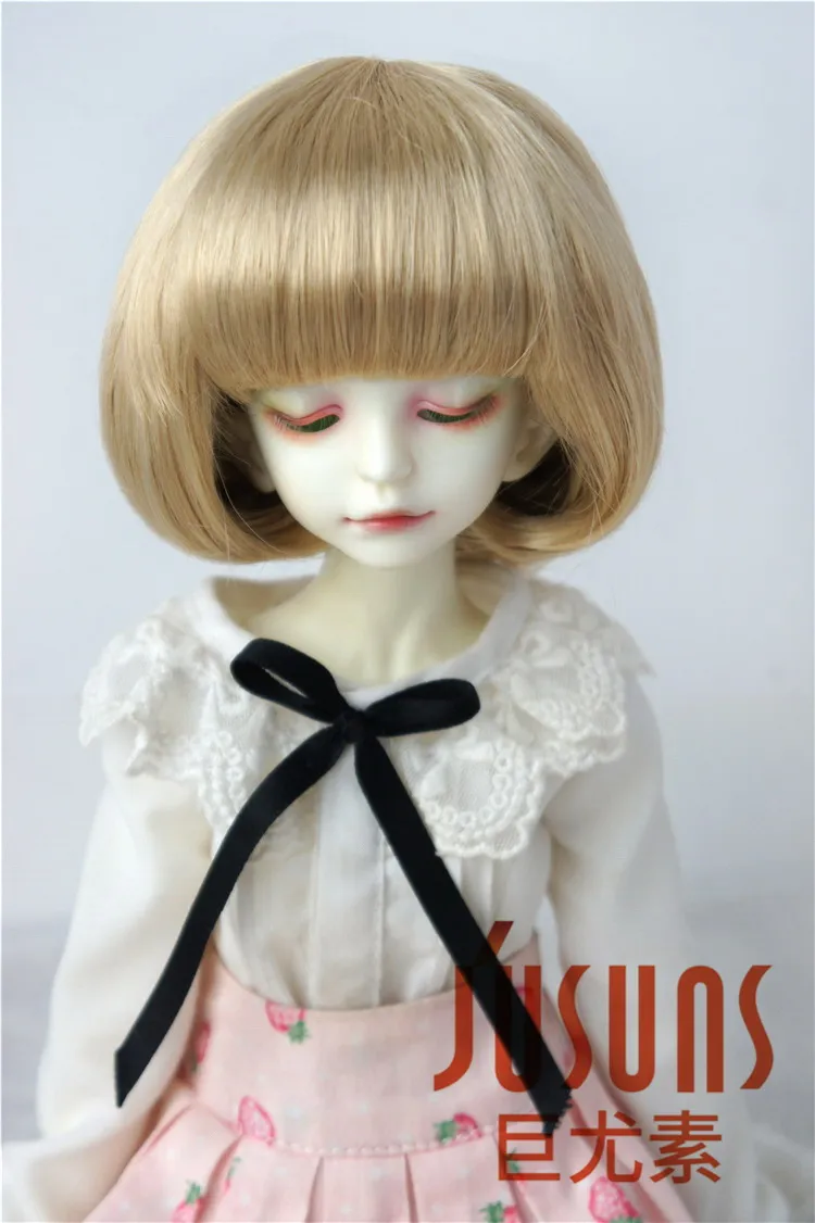 9-10inch Blode SM476 JD478 Размер 9-10 дюймов для моды BJD парик-Боб с полным взрыва кукла парик милая кукла волосы высокого качества модные куклы парики - Цвет: 9-10inch Blode SM476