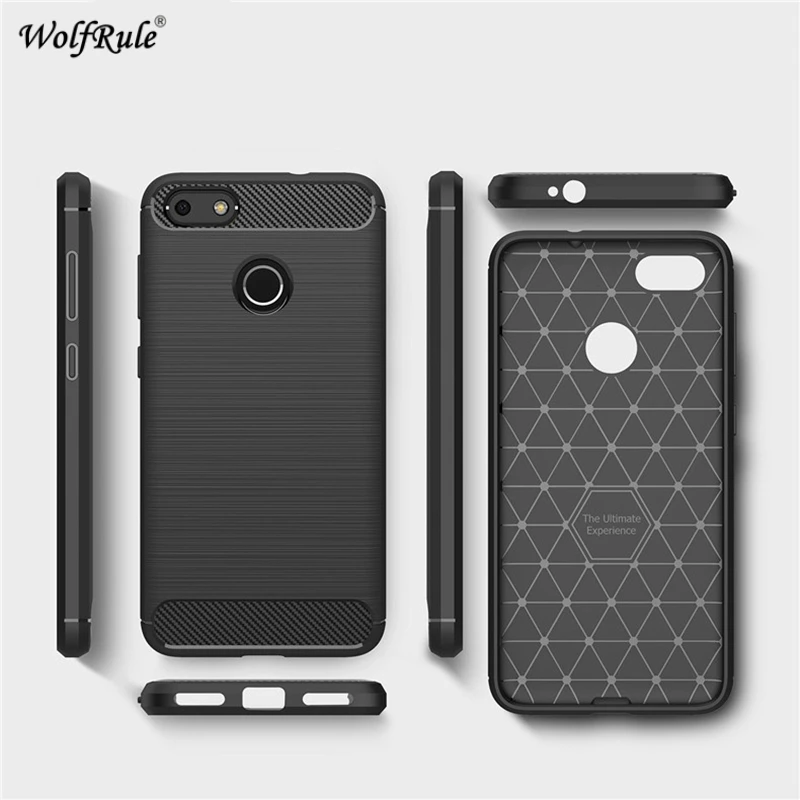 Чехол wolfrole для Huawei P9 Lite Mini Ударопрочный Мягкий чехол из ТПУ с кистью телефона