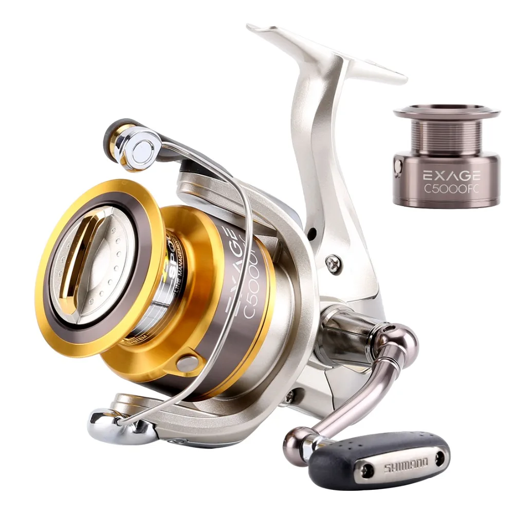Спиннинговая катушка Shimano Exage 1000 2500 3000S 4000FD 5000FC 5 шарикоподшипников рыболовные