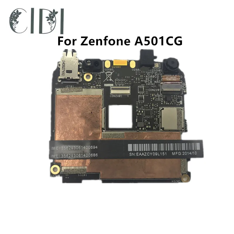 

Motherboard for ASUS ZenFone 5 Z5 A501CG Mainboard 16GB Rom 1GB RAM Logic Board Circuits Accessory Bundles