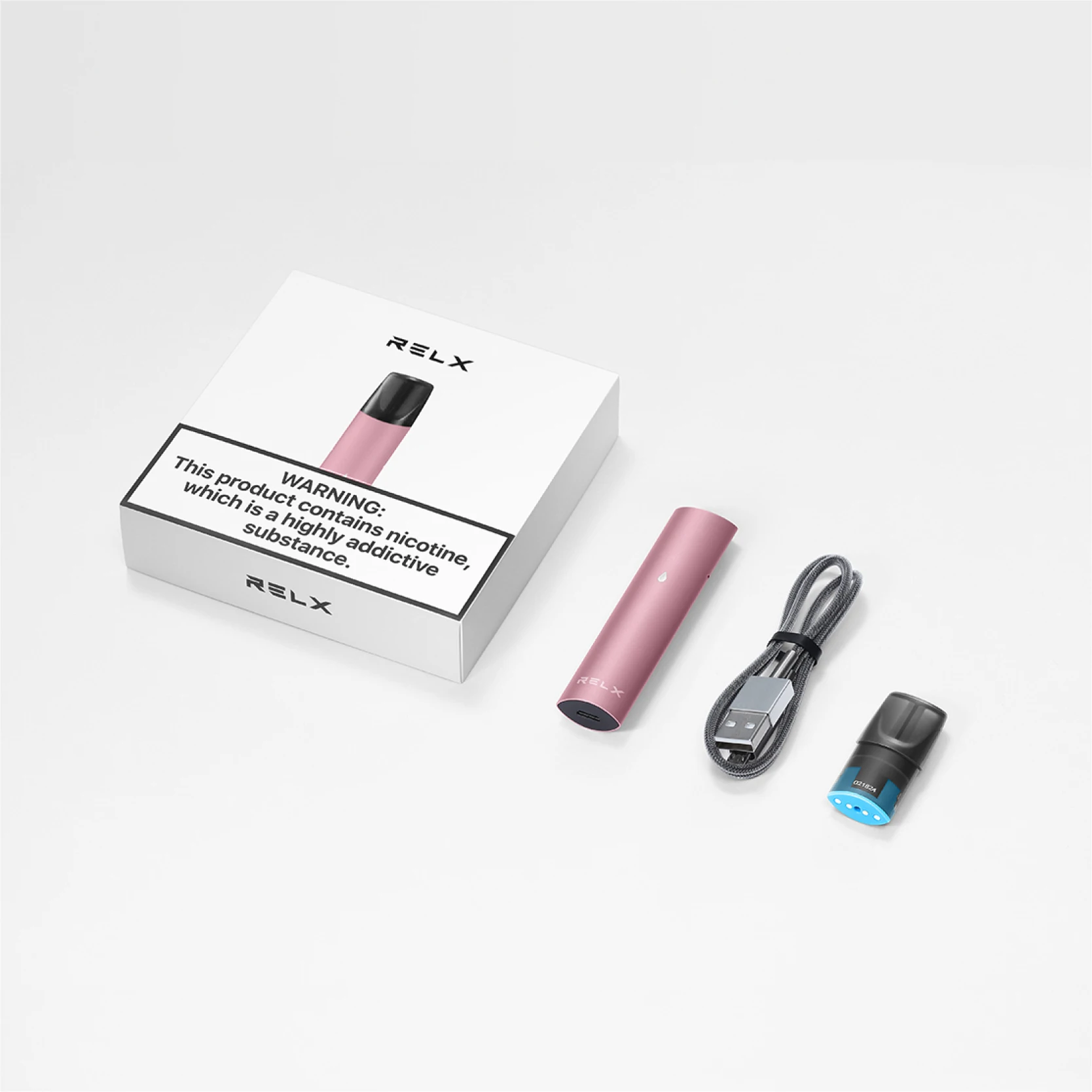 RELX сигареты вейп вэйп электронная сигарета классический стартовый набор розовое
