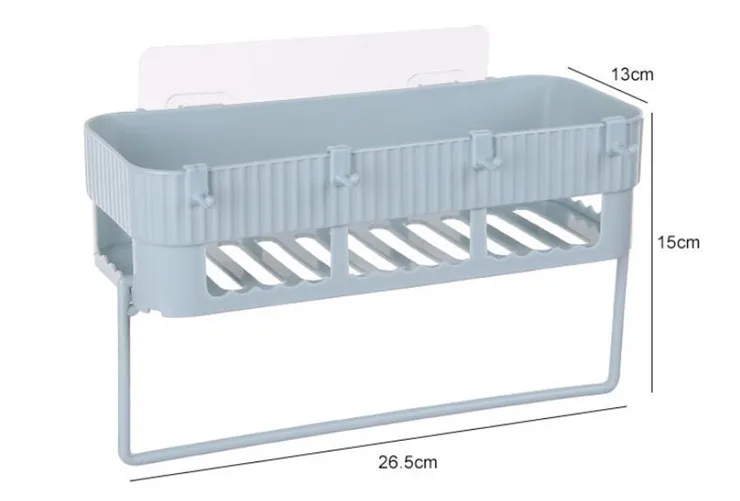 Креативная полка для ванной комнаты с полотенцем клейкая хранения Badkamer Rek