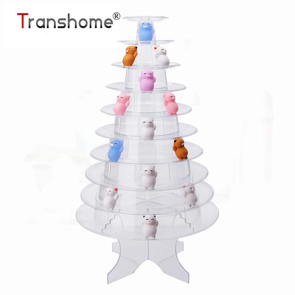 Подставка для макарон Transhome 10 слойная витрина макаронов башня торта украшение
