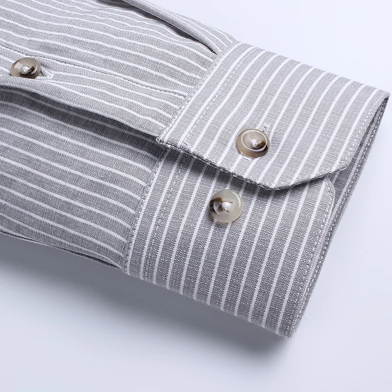 2018 мужские полосатые рубашки в японском стиле повседневные удобные осенние с