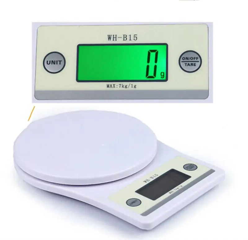 Цифровые пищевые диетические весы 7 кг/1 г цифровые электронные кухонные для