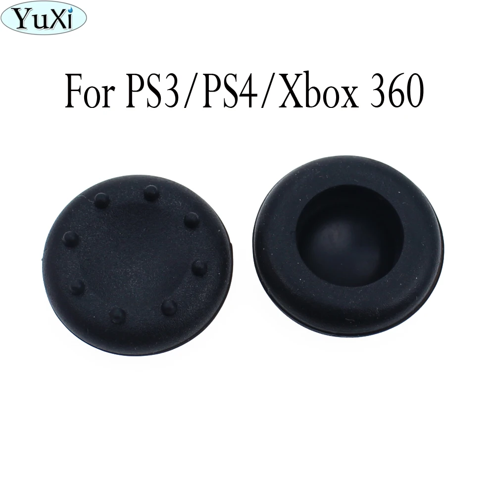 YuXi 6 шт. Аналоговый Силиконовый контроллер для большого пальца крышки Sony Play Station