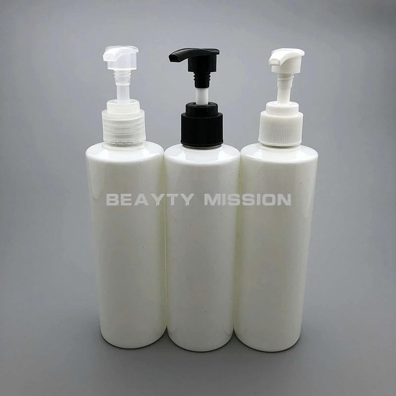 

BEAUTY MISSION 250 мл 24 шт. Белая пустая бутылка для лосьона, семейная косметическая упаковка с дозатором для жидкого мыла
