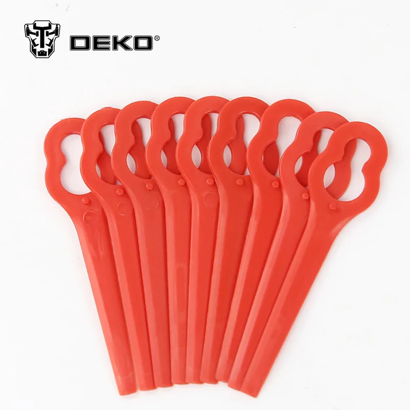 DEKO 100 Шт Качели пластиковые подвески с лезвиями для DKGT06 20V литиевая 1500mAh