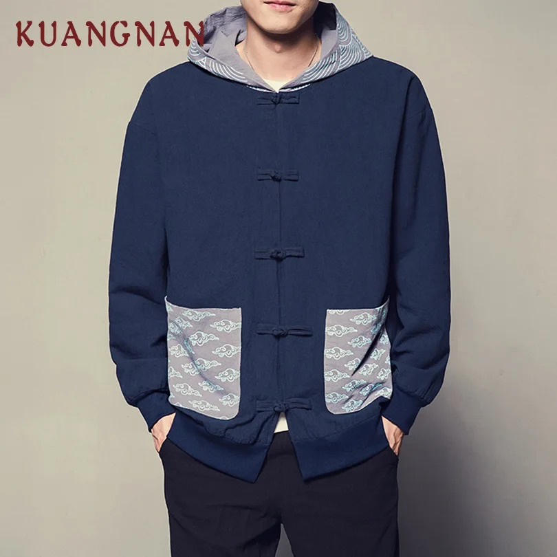 KUANGNAN/Повседневная куртка с капюшоном для мужчин уличный стиль 5XL бомбер мужская
