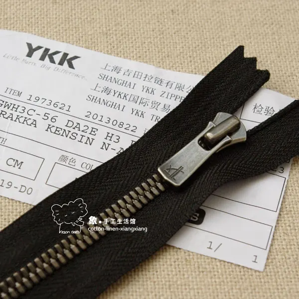 

Diy Handmade Handbags, Shoes and Boots Accessories, 5th Ancient Silver Corn Teeth Exclella Zipper 25 ~ 50 Cm