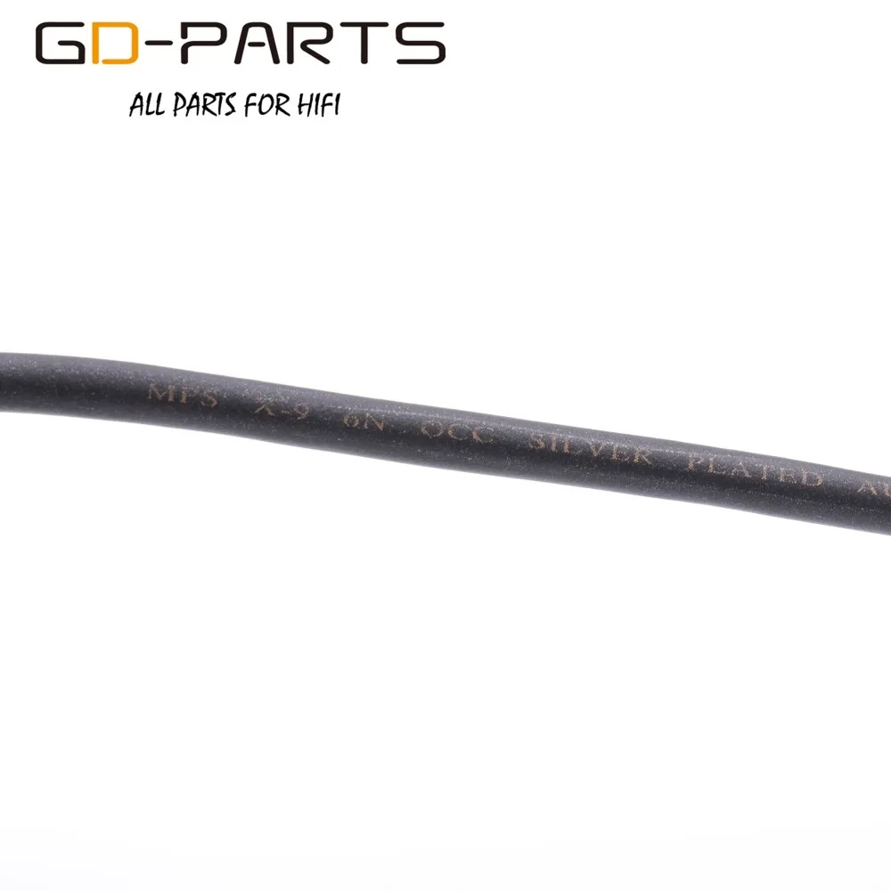 GD-PARTS MPS 99.99997% 6N OCC OCCS Серебряный RCA кабель штекер к аудио Линия коаксиальный провод