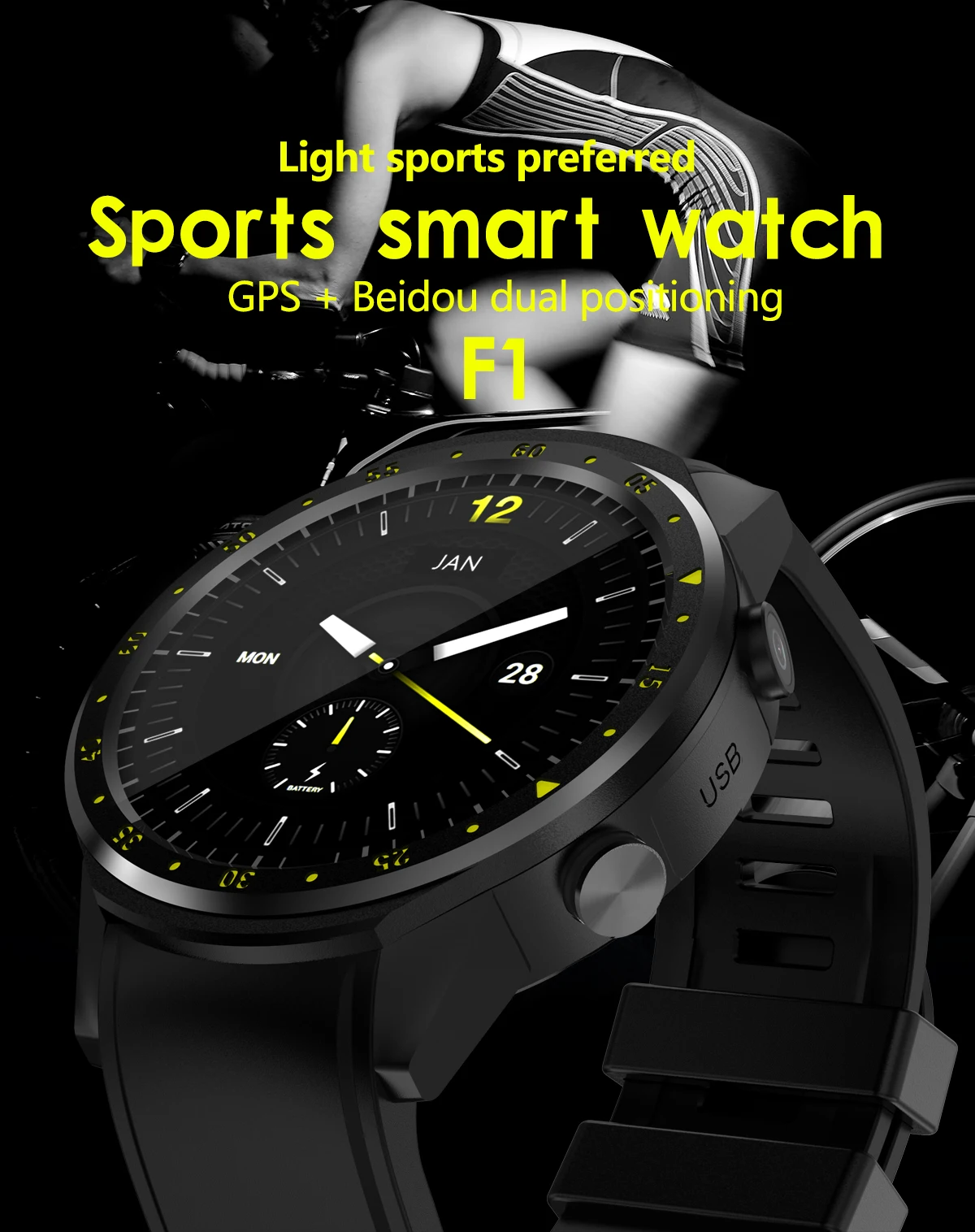 F1 gps спортивные умные часы телефон Bluetooth монитор сердечного ритма во время сна Смарт часы Поддержка Sim TF карта камера мульти спортивная модель