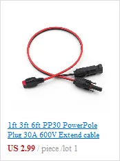 5 пара/лот MC4 разъем Мужской Женский 30A 1000V Панели солнечные филиал серии Connect солнечной системы разъем PV кабель 2,5/4/6mm2