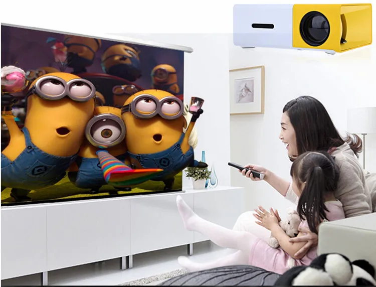 Портативный светодиодный мини видеорегистратор Sound Charm YG300 с портами HDMI USB TF