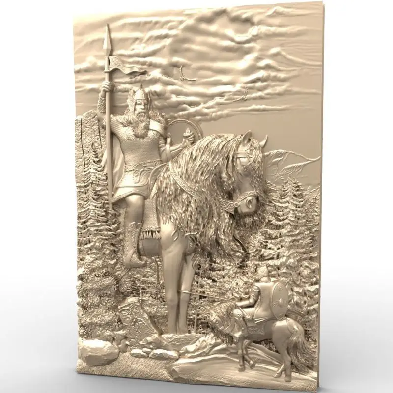 

Универсальная 3d модель STL рельеф для ЧПУ STL формат Warrior 3d модель для ЧПУ stl рельеф artcam vectric aspire