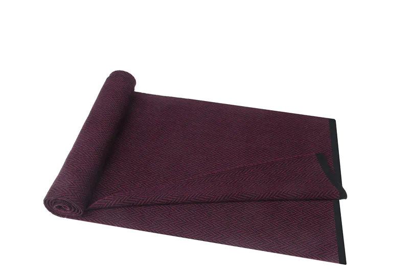 Herringbone Cashmere Scarf Men Winter New Striped Scarf Fashion Brand Scarf Christmas Gift Man Casual Business Wool Scarves Warp - Color: LS0148-3