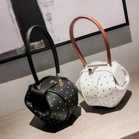 new fashion pu leather 2018 hobos european style vintage women handbags dumpling shape totes top handle mini bags
