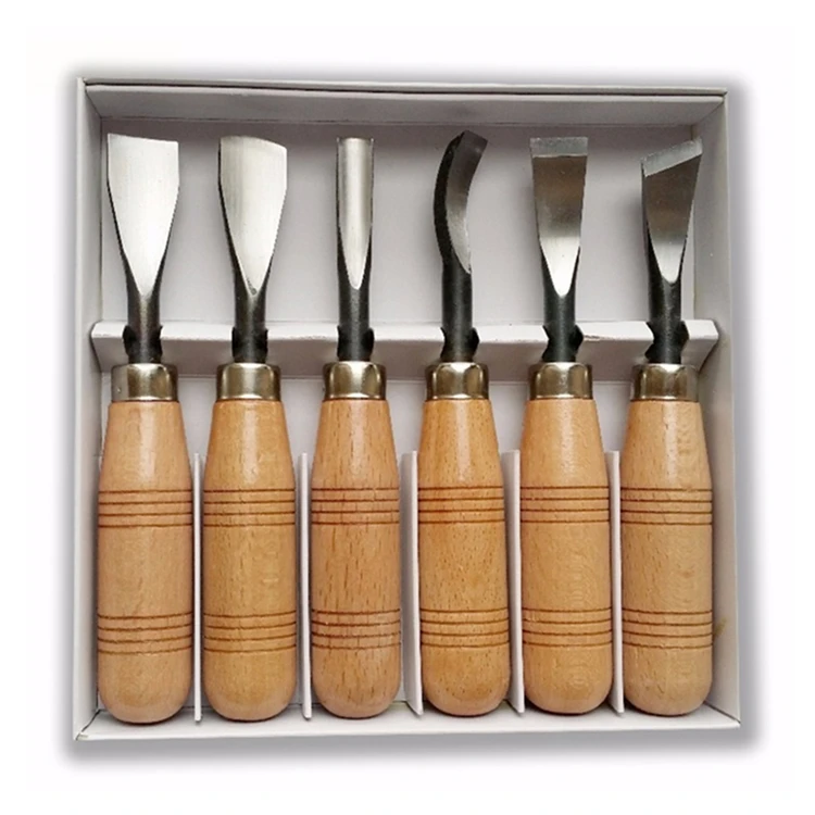 Набор зубило для резьбы по дереву инструменты плотника ножи 6 шт.|wood carving chisel