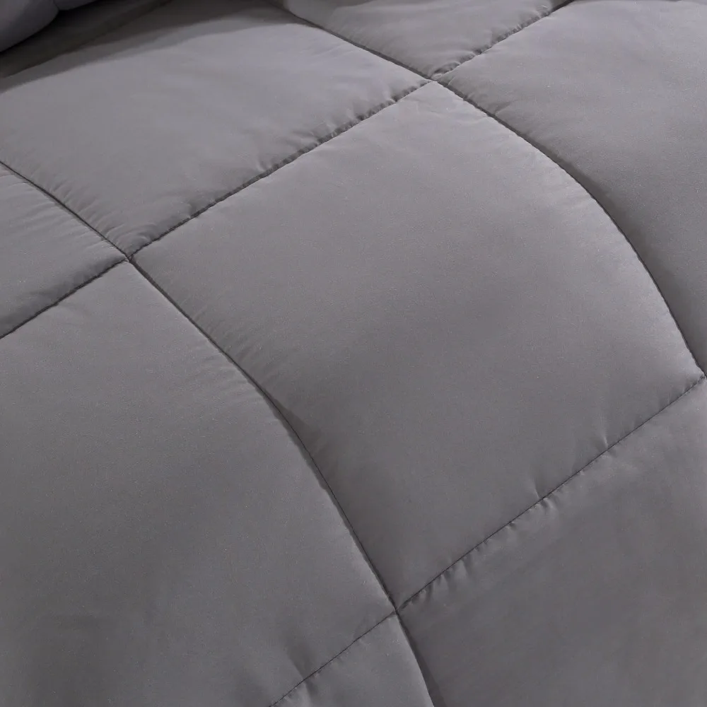 

Down Alternative Comforter, Duvet Insert, Medium Weight for All Season, Fluffy, Warm, Soft & Hypoallergenic48
