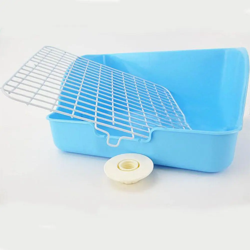 LanLan Pet Rabbit пластиковый лоток для унитаза со стальным проводом Нижняя Писсуар
