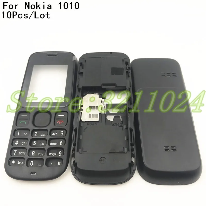 10 шт./лот качественный чехол с полным покрытием корпуса для Nokia 101 1000 1010 передняя