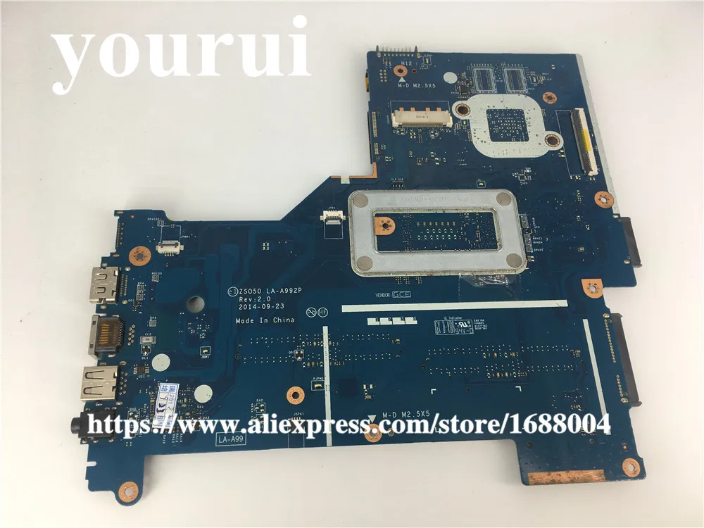 Для HP 15 R серии R137WM Материнская плата ноутбука 775395 501 LA A992P i3 4005U 1 7 ГГц Процессор 100%