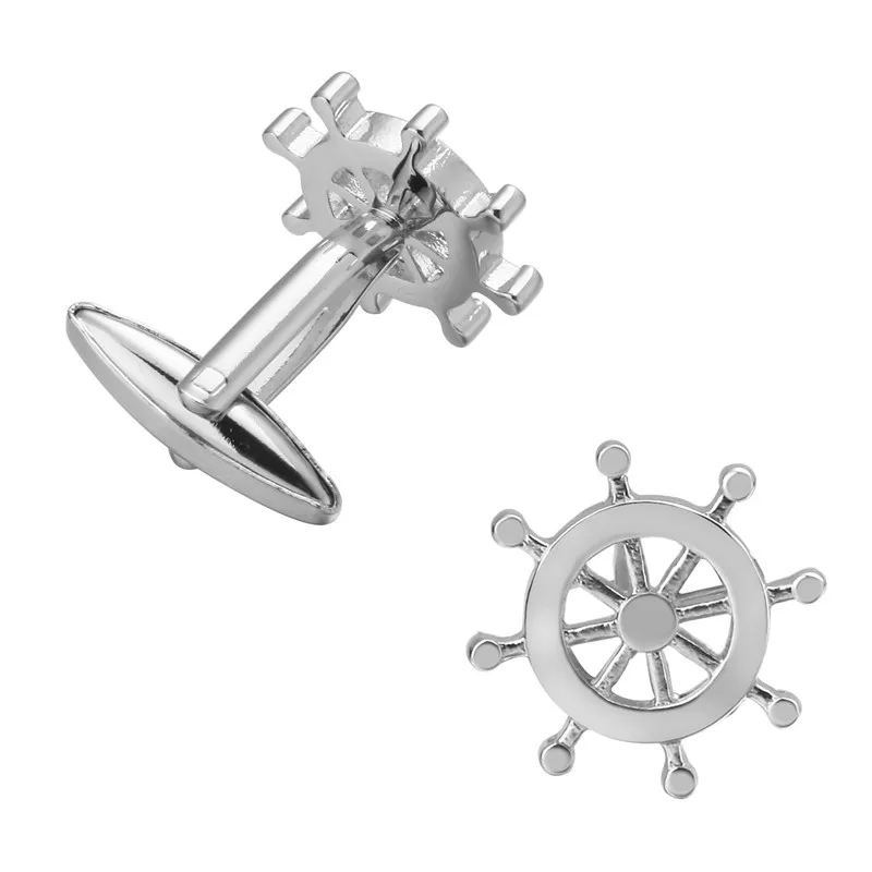 Высококачественные Медные Серебристые Стропы KC свадебные запонки оптовая