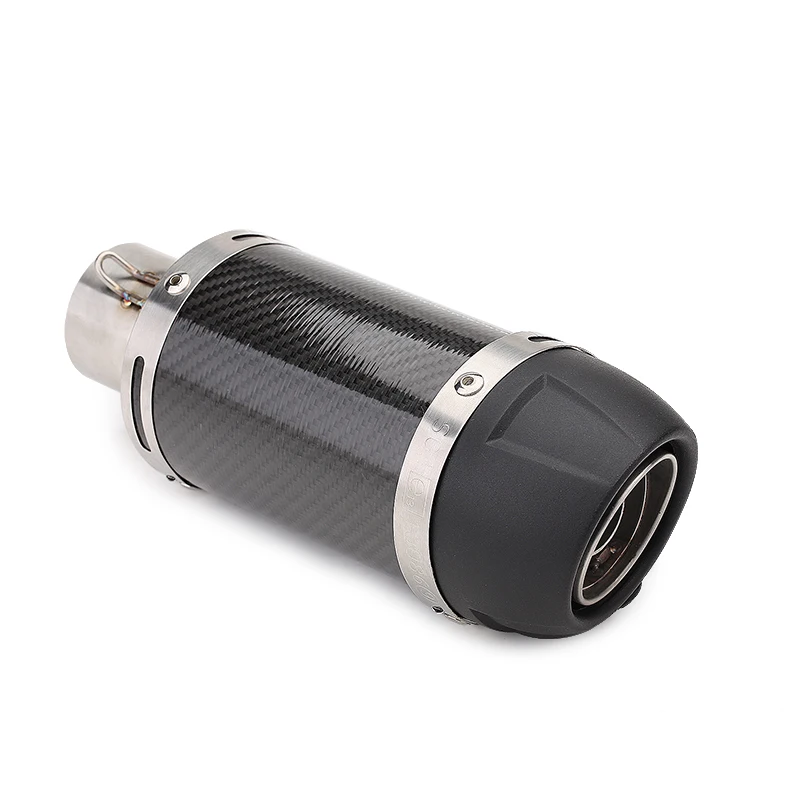 

Universal Motorcycle Real Carbon Fiber Slip On Exhaust Muffler Pipe Escape with DB Killer for Most Motorcycle 51mm