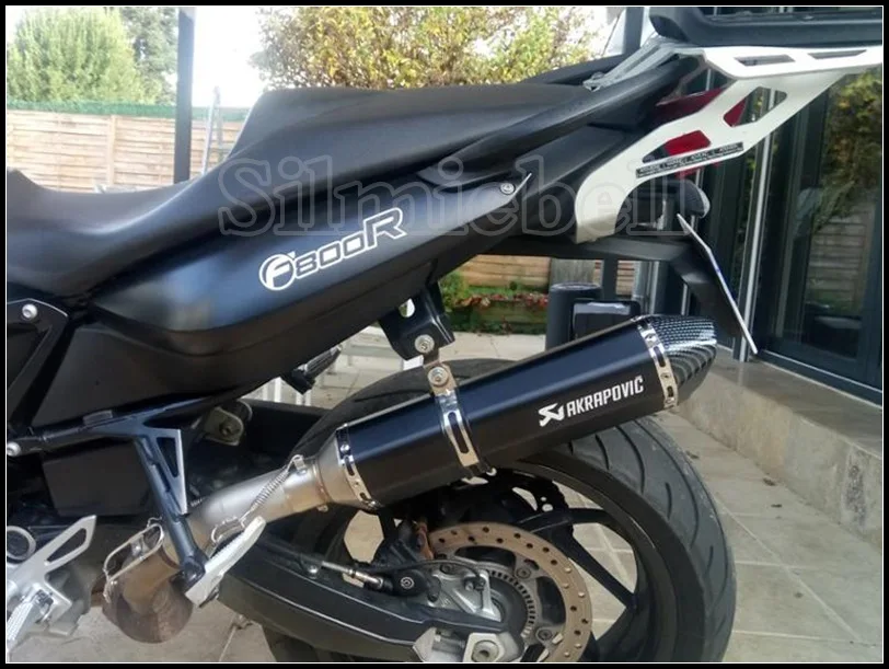 Tubo de escape 51 мм Универсальный akrapovic выхлопной мото rcycle 470 мм Левая Правая сторона слипоны глушитель скутер scarico moto universale