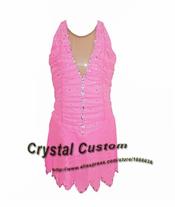 

Детское платье для фигурного катания, Модное Новое Брендовое платье для соревнований по фигурному катанию для женщин DR3095