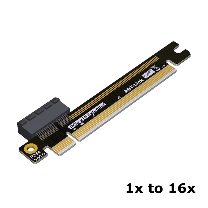 Адаптер адаптер PCI E 3 0x1x4x8x16 переходная карта Папа мама без расширенного кабеля