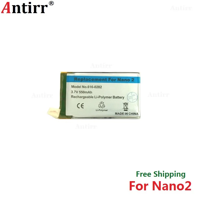 Оригинальный Новый Сменный аккумулятор Antirr для ipod Nano2 2 2G 2-го поколения MP3