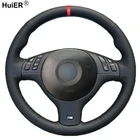 Оплётка на Руль ручной швейной машине Руль Обложка для BMW E46 E39 330i 540i 525i 530i 330Ci M3 2001 2002 2003 оплетка автомобильные аксессуары чехол на руль