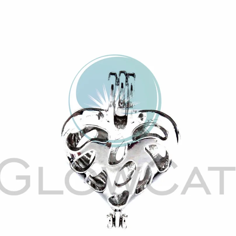 5X жемчужная клетка медальон кулоны из нержавеющей стали для ароматерапии с