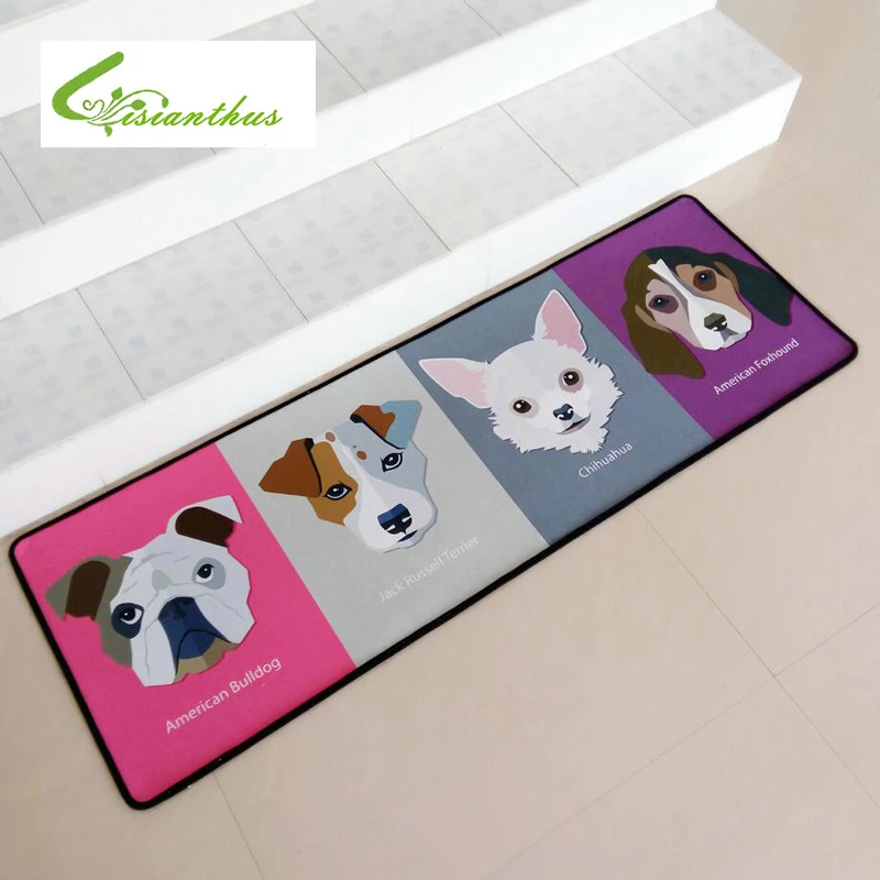 Милый мультяшный коврик для собаки ванной комнаты гостиной спальни детской