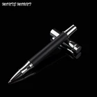 Ручка шариковая Деревянная лакированная с серебряной отделкой, горячая Распродажа мм