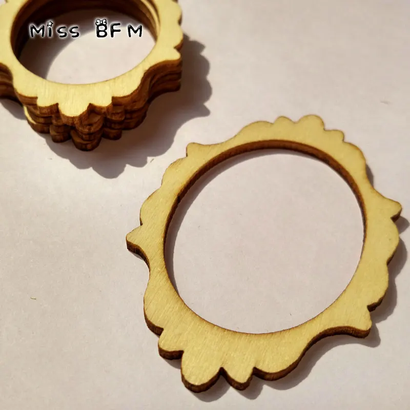 72 шт Деревянная Мини фоторамка цветущее дерево ремесла свадебные украшения для