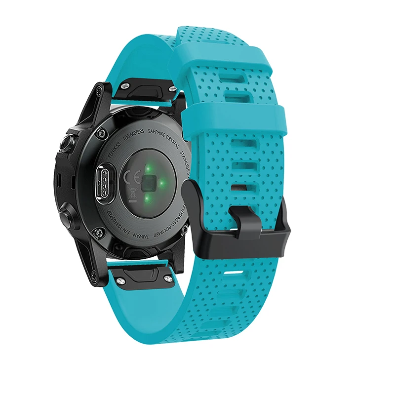 26 22 20 мм ремешок для garmin fenix 5 5X 5S Plus 3 3HR часы Quick fit Силиконовый Easyfit наручные часы ремешок для garmin fenix 5x5 5S