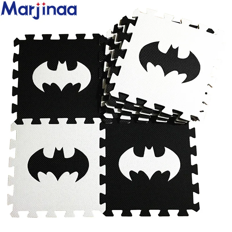 Детский развивающий коврик с картами детский для игр пазл цифрами и буквами