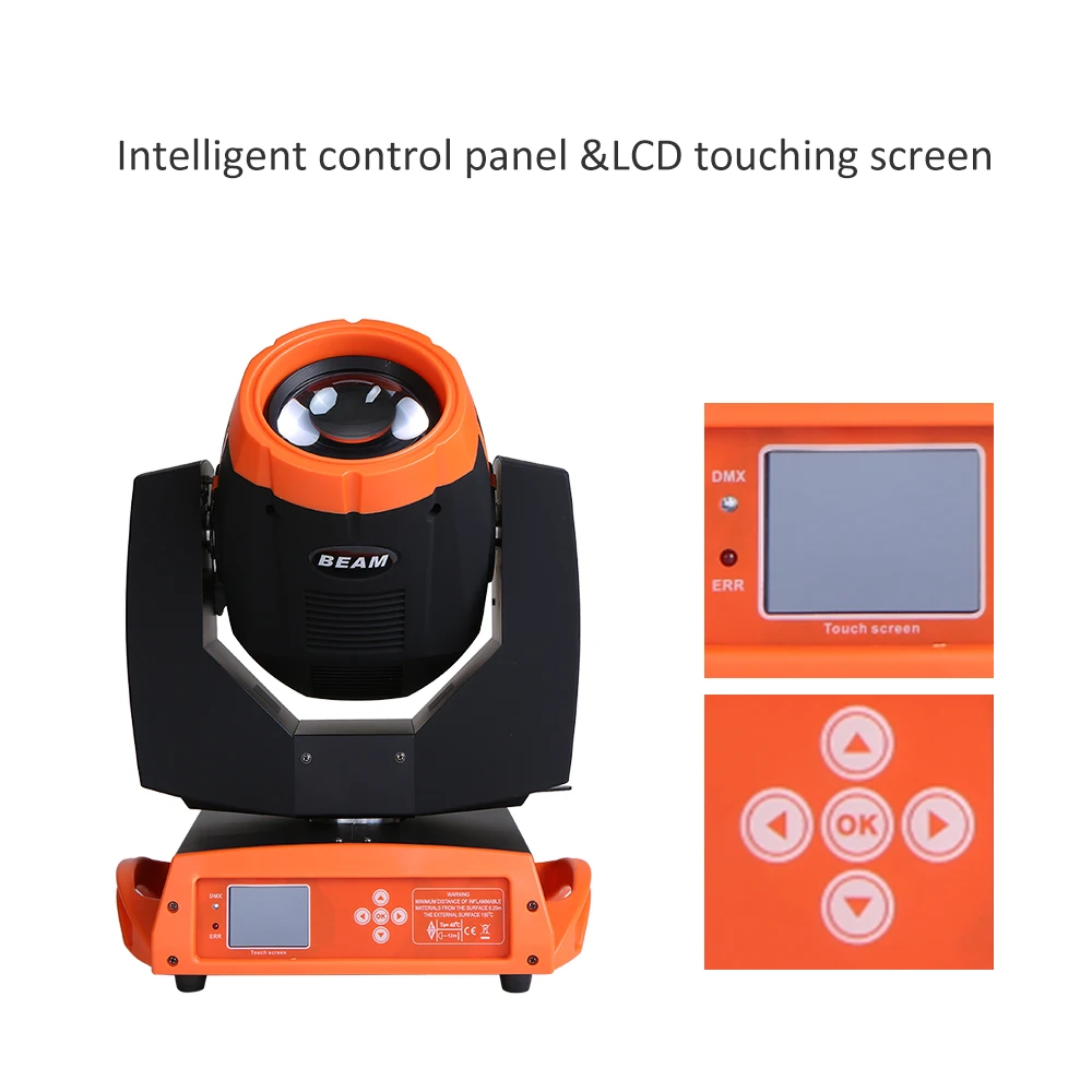 Движущиеся головки DJ Disco 230 Вт RGBW DMX512 сценический светильник сенсорный экран 18