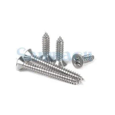 50 шт. винты с потайной головкой из нержавеющей стали|self tapping screw|tapping screwscrew phillips |