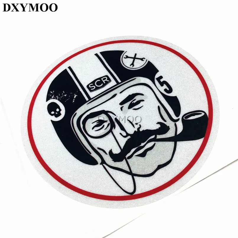 Стайлинг автомобиля наклейка для джентльмена кафе гонщика курение человек